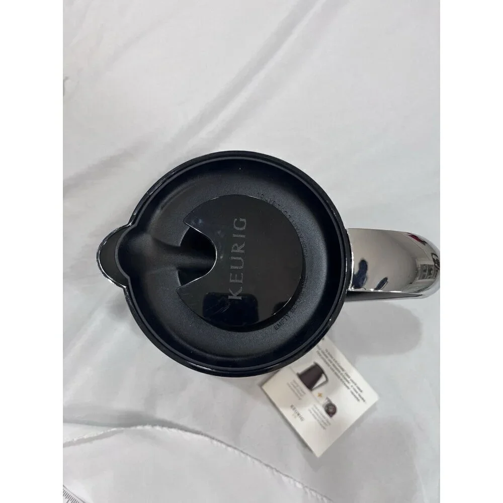 Keurig 32 Ounce Coffee Pot Carafe 2.0 Replacement Black Silver